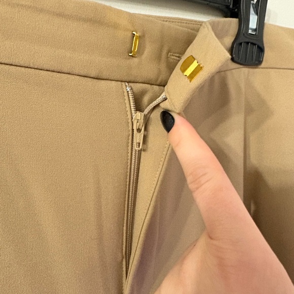 LAUREN RALPH LAUREN Beige Tailored Trousers Womens 12 Old Money Preppy Office - Picture 6 of 8
